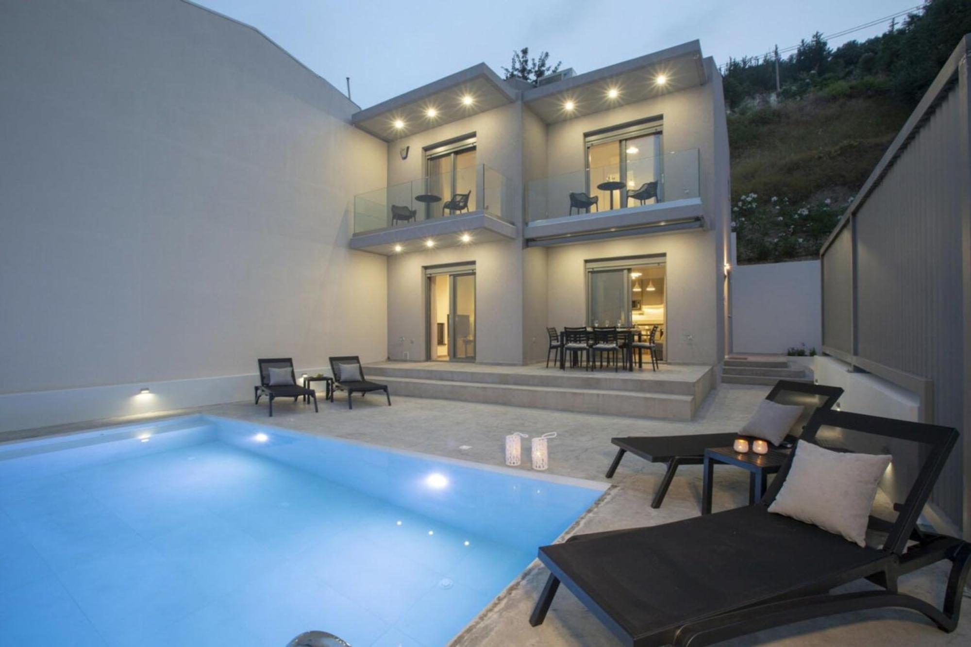 Aloft Luxury Villas Lefkada - Heated Pool Apolpaina Dış mekan fotoğraf
